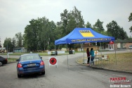 Rallye Český Krumlov: Čtvrtek v areálu výstaviště v Českých Budějovicích